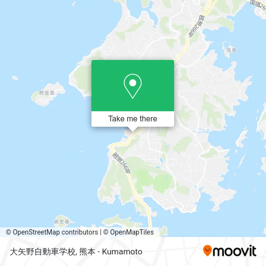 大矢野自動車学校 map