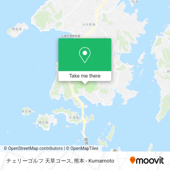 チェリーゴルフ 天草コース map