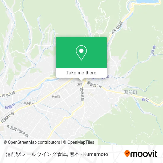 湯前駅レールウイング倉庫 map