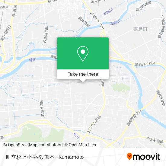 町立杉上小学校 map