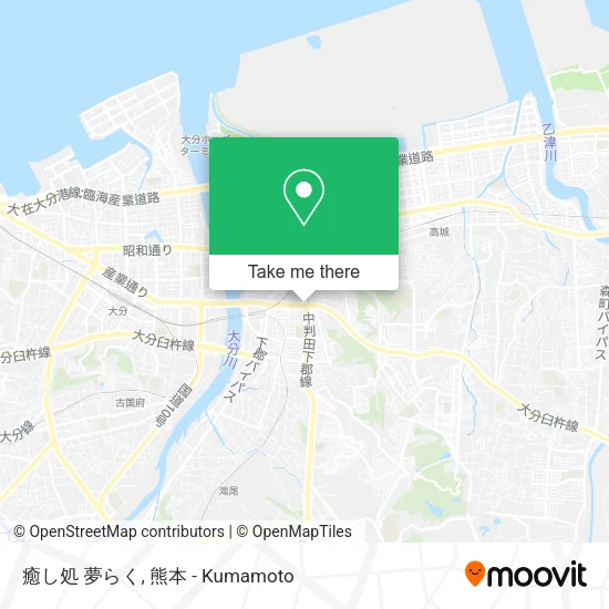 癒し処 夢らく map