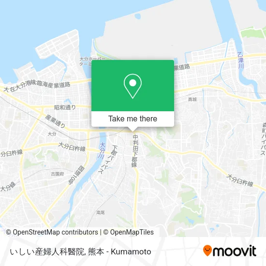 いしい産婦人科醫院 map
