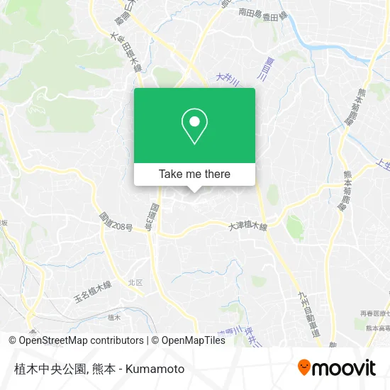 植木中央公園 map