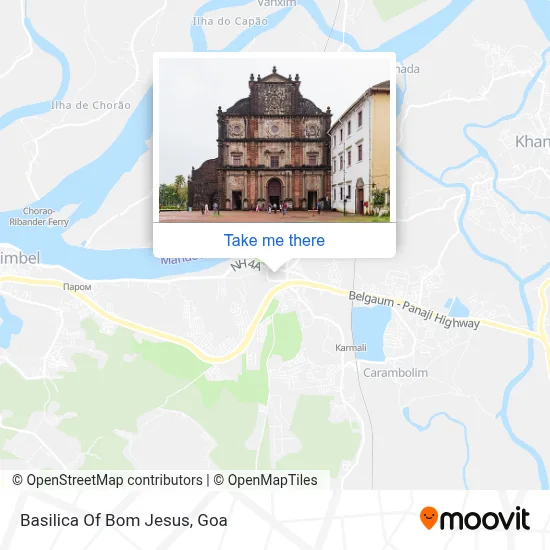 Basilica Of Bom Jesus map