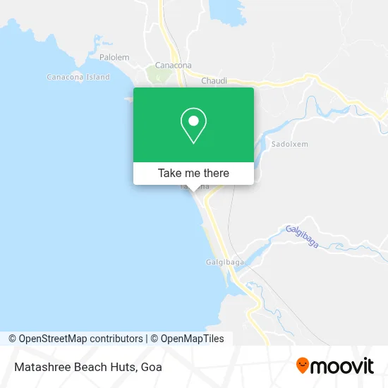 Matashree Beach Huts map