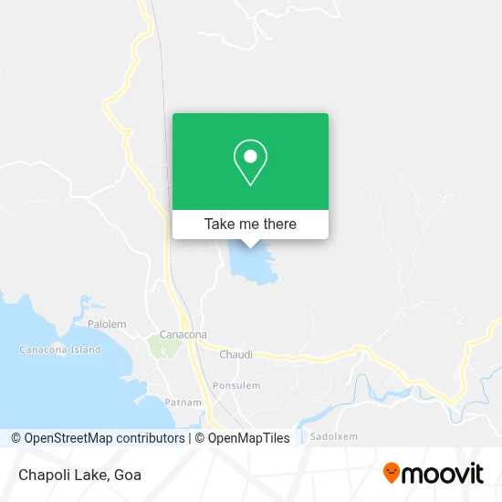 Chapoli Lake map