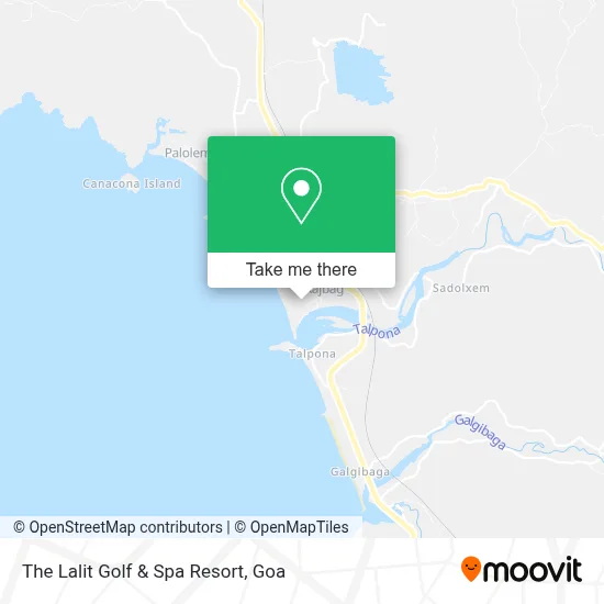 The Lalit Golf & Spa Resort map