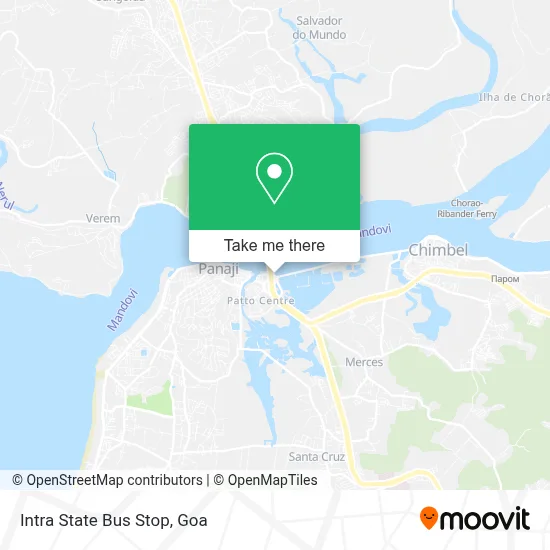 Intra State Bus Stop map