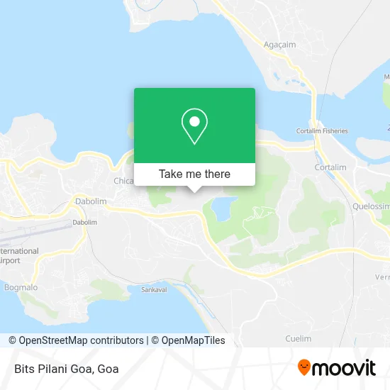 Bits Pilani Goa map
