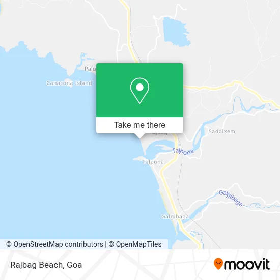 Rajbag Beach map