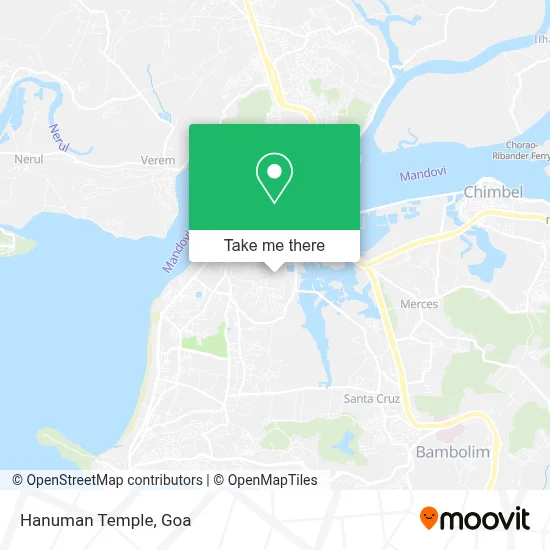 Hanuman Temple map
