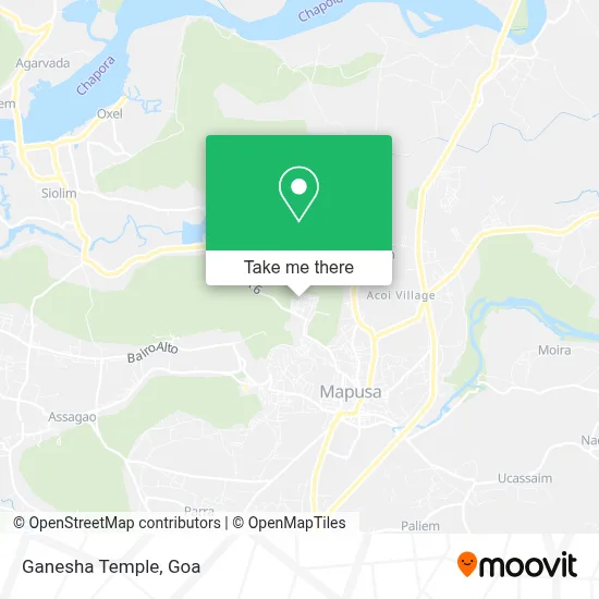 Ganesha Temple map