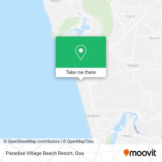 Paradise Village Beach Resort map