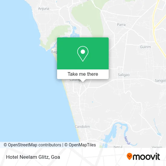 Hotel Neelam Glitz map