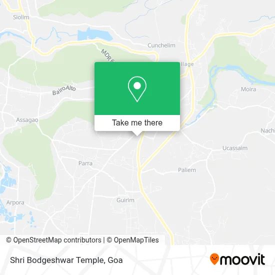 Shri Bodgeshwar Temple map