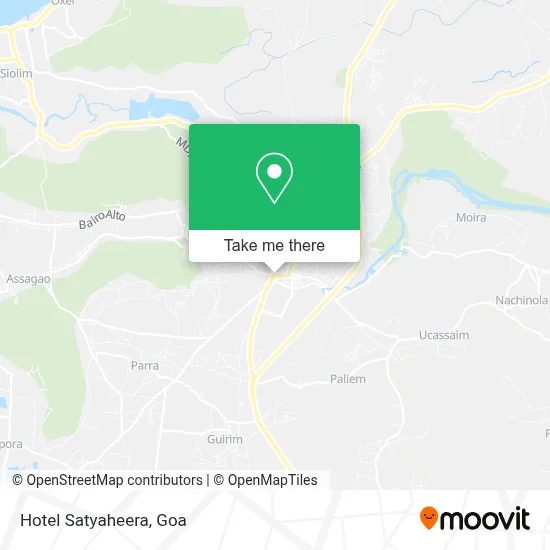 Hotel Satyaheera map