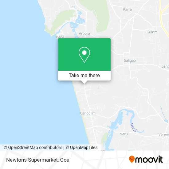 Newtons Supermarket map