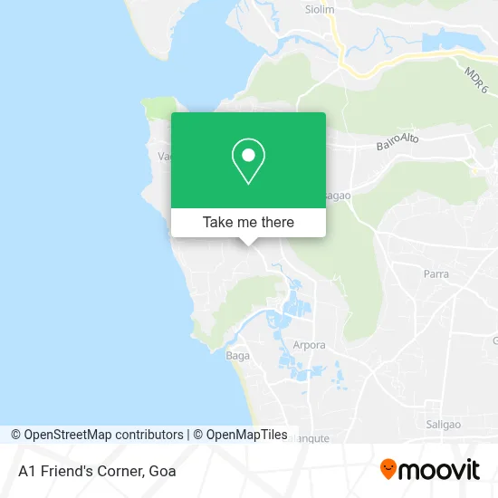 A1 Friend's Corner map