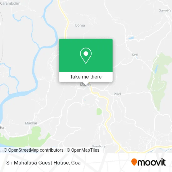 Sri Mahalasa Guest House map