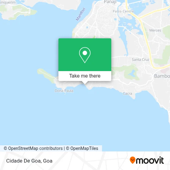 Cidade De Goa map