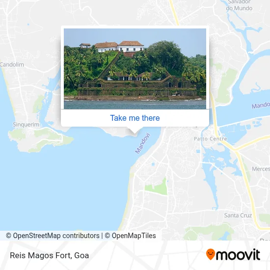 Reis Magos Fort map