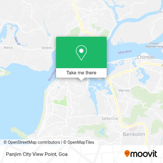 Panjim City View Point map