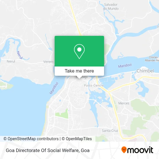 Goa Directorate Of Social Welfare map