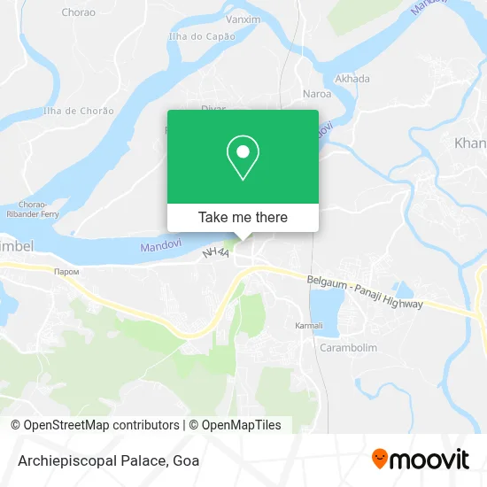 Archiepiscopal Palace map