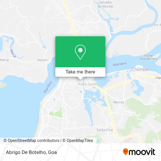 Abrigo De Botelho map