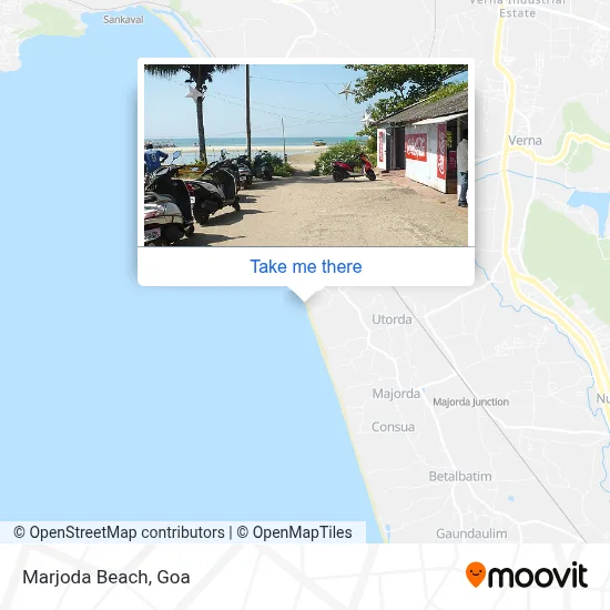 Marjoda Beach map