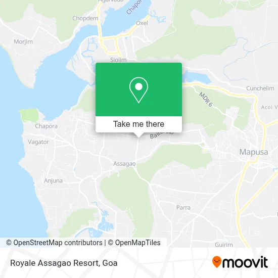 Royale Assagao Resort map