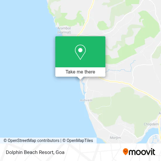 Dolphin Beach Resort map