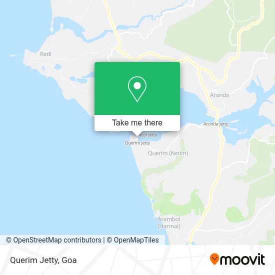 Querim Jetty map