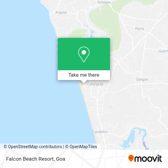 Falcon Beach Resort map