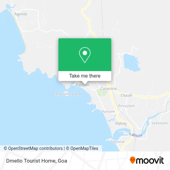 Dmello Tourist Home map