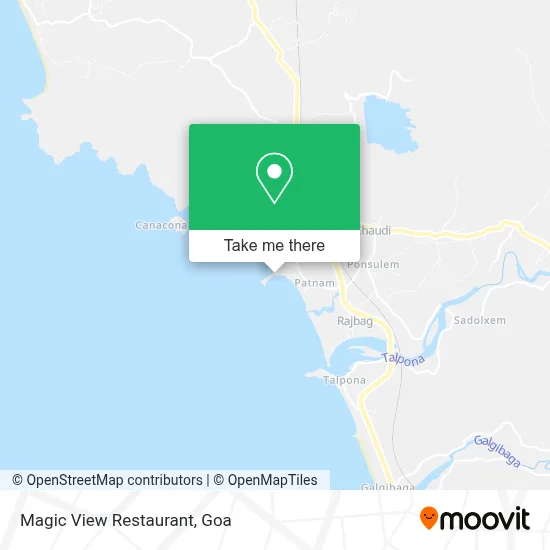 Magic View Restaurant map