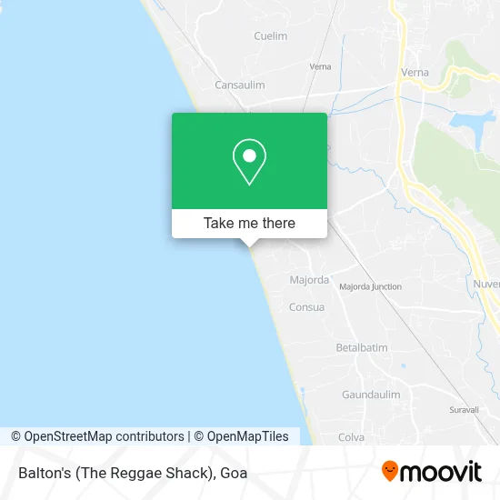 Balton's (The Reggae Shack) map