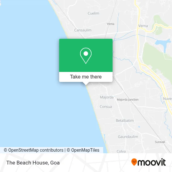 The Beach House map