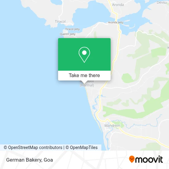 German Bakery map