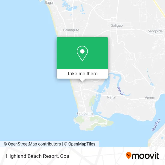 Highland Beach Resort map