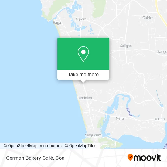 German Bakery Café map
