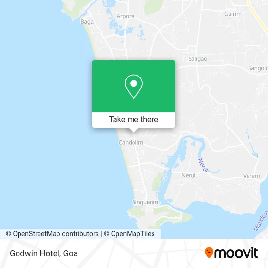 Godwin Hotel map