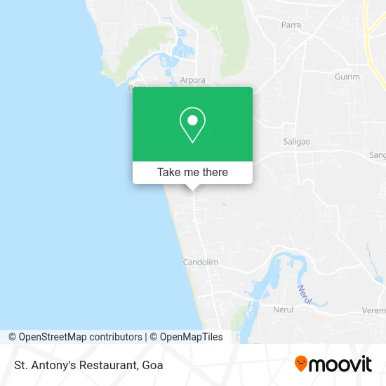 St. Antony's Restaurant map