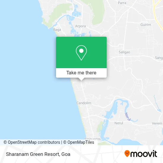 Sharanam Green Resort map