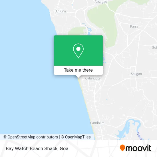 Bay Watch Beach Shack map