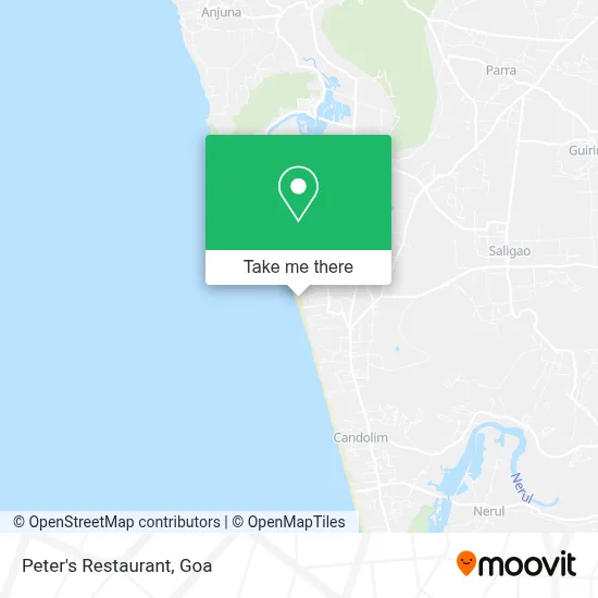 Peter's Restaurant map