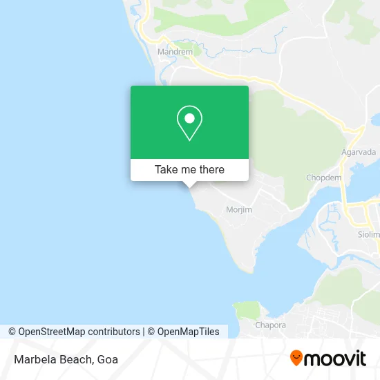 Marbela Beach map