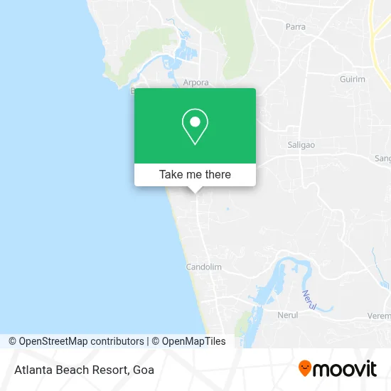 Atlanta Beach Resort map