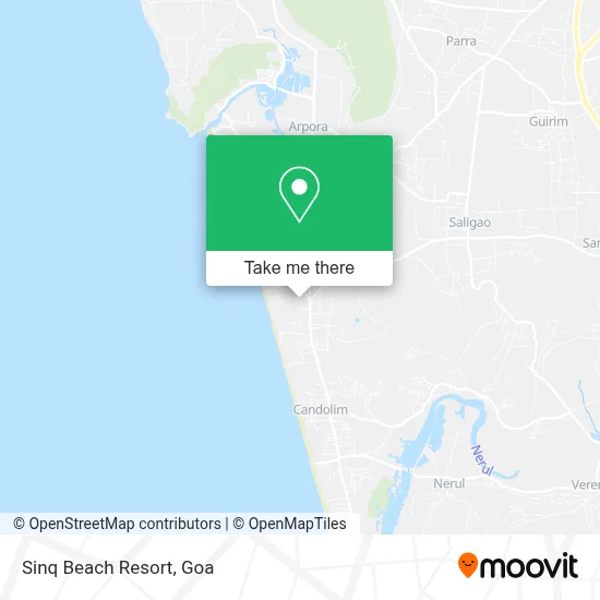 Sinq Beach Resort map