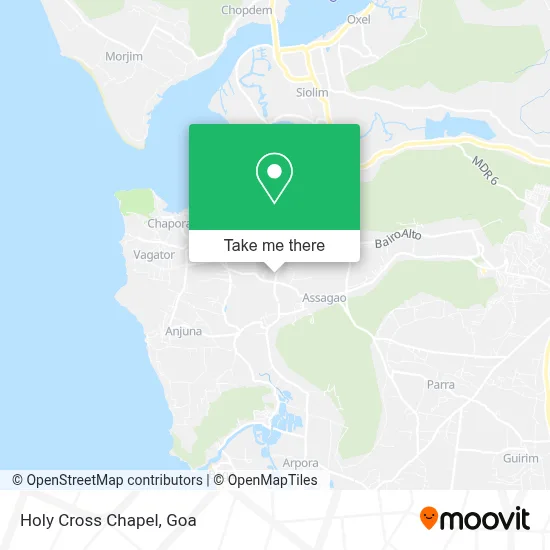 Holy Cross Chapel map